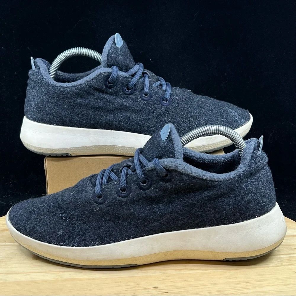 Allbirds Mizzle Wool Runner Charcoal Running Shoes Comfort Lace Up Size 10 Wmns